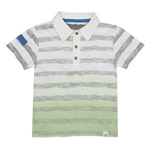 Baby Boy Burt's Bees Baby Organic Stripe Polo Tee