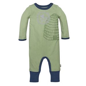 Baby Boy Burt's Bees Baby Organic Beehive Coveralls