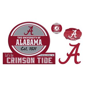 Alabama Crimson Tide Game Day 4-Piece Magnet Set