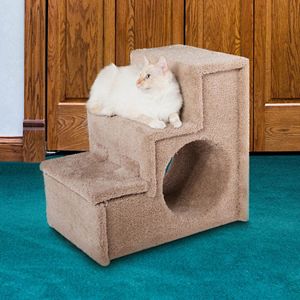 Paus Carpeted 3-Step Pet Stairs