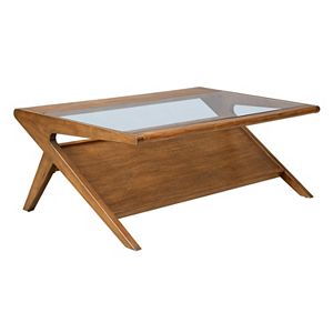 INK+IVY Rocket Glass Coffee Table