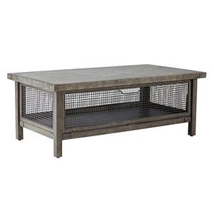 INK+IVY Cody Metal Wire Mesh Coffee Table