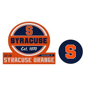 Syracuse Orange Jumbo Tailgate & Mascot Peel & Stick Decal Set