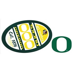Oregon Ducks Jumbo Tailgate & Mascot Peel & Stick Decal Set
