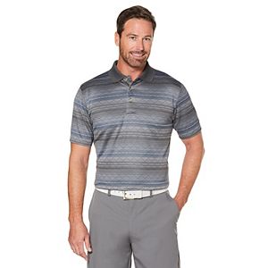 Men's Grand Slam Regular-Fit Argyle Jacquard Performance Golf Polo