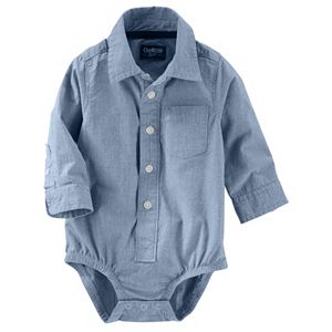 Baby Boy OshKosh B'gosh® Button-Front Bodysuit