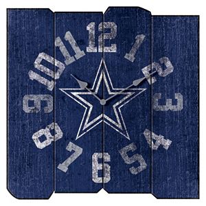 Dallas Cowboys Vintage Square Clock
