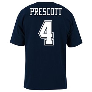 Men's Nike Dallas Cowboys Dak Prescott Name & Number Tee