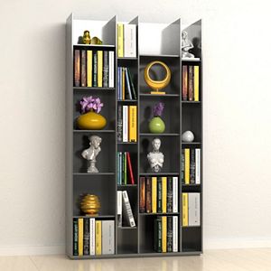 Capri 20-Shelf Modern Bookshelf
