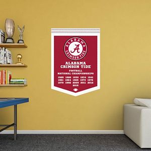 Alabama Crimson Tide National Champs Banner Wall Decal by Fathead