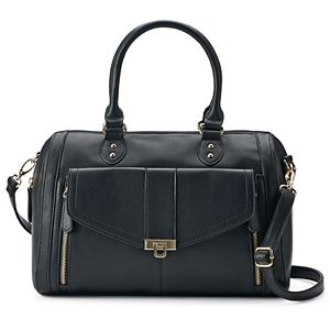 Apt. 9® Olivia Double Zip Barrel Bag