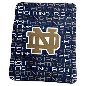 Logo Brand Notre Dame Fighting Irish Classic Fleece Blanket