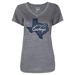 Women's Dallas Cowboys Triblend State Tee