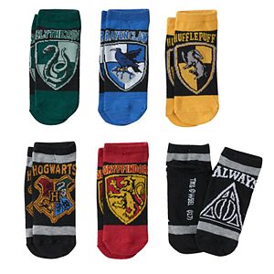 Girls 4-16 Harry Potter 6-pk. Hogwarts Low-Cut Socks