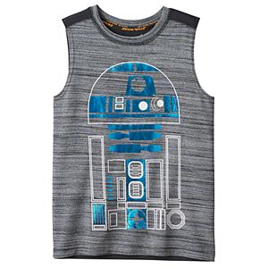 Boys 4-7x Star Wars a Collection for Kohl's R2D2 Metallic Graphic Tank Top