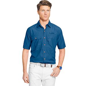 Men's IZOD Surfcaster Classic-Fit Solid Button-Down Shirt