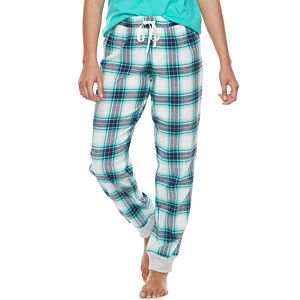 Juniors' SO® Pajamas: Naptime Squad Flannel Jogger Pants