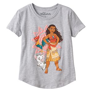 Disney's Moana, Pua & HeiHei Girls 7-16 Puff Print Graphic Tee