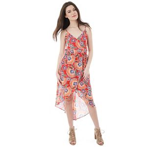 Juniors' IZ Byer California Print High-Low Dress
