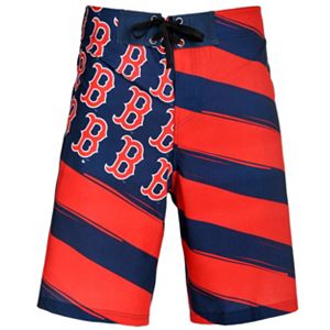 Men's Boston Red Sox Diagonal Flag Boardshorts