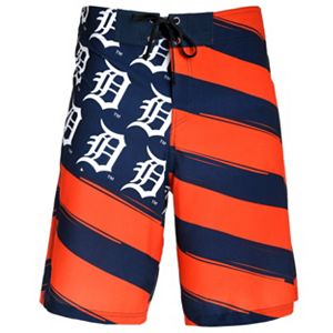 Men's Detroit Tigers Diagonal Flag Boardshorts