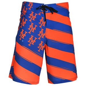 Men's New York Mets Diagonal Flag Boardshorts