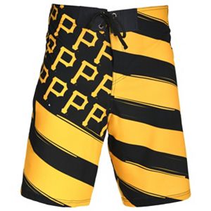 Men's Pittsburgh Pirates Diagonal Flag Boardshorts