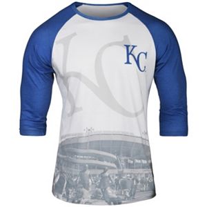 Men's Kansas City Royals Raglan Baseball Tee