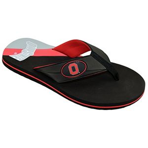 Men's College Edition Ohio State Buckeyes Flip-Flops