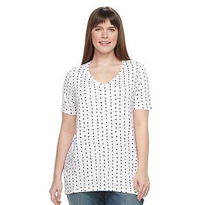 Plus Size Apt. 9® Essential V-Neck Tee