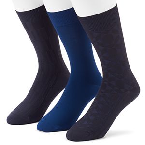Men's 3-pack Marc Anthony Microfiber Dress Socks