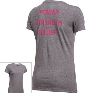 Women's Under Armour Power In Pink Tech Short Sleeve Graphic Tee