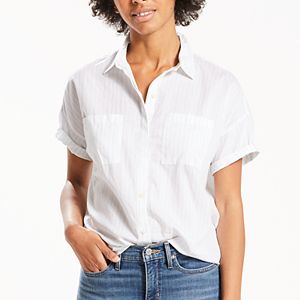 Women's Levi's Short Sleeve Button-Down Top
