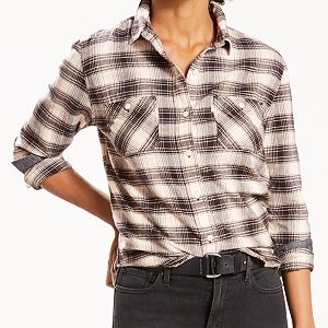 Women's Levi's Workwear Plaid Button-Down Shirt