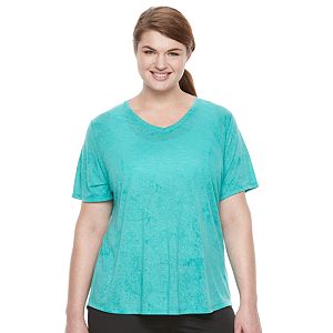 Plus Size Tek Gear® Burnout Tee
