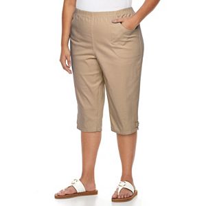 Plus Size Croft & Barrow® Embellished Skimmer Capris
