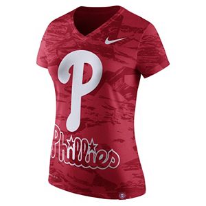 Women's Nike Philadelphia Phillies Pattern Dri-FIT Tee