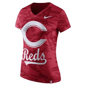 Women's Nike Cincinnati Reds Pattern Dri-FIT Tee
