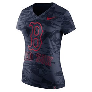 Women's Nike Boston Red Sox Pattern Dri-FIT Tee