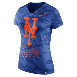 Women's Nike New York Mets Pattern Dri-FIT Tee