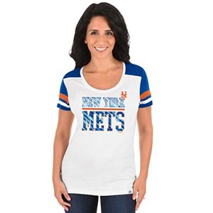 Plus Size Majestic New York Mets Striated Tee