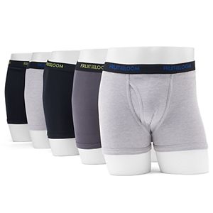 Men's Fruit of the Loom Signature 5-pack Dri-Stretch Short-Leg Boxer Briefs