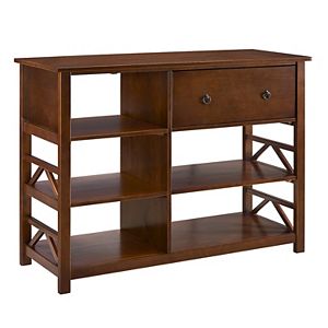 Linon Titian Tall Media Storage TV Stand