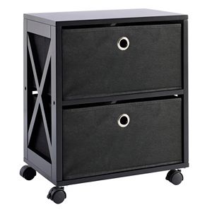 Simple By Design 2-Drawer Rolling Storage Tower