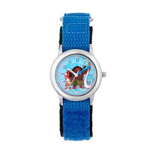 Disney's Moana, Pua, Heihei & Maui Kids' Stainless Steel Time Teacher Watch
