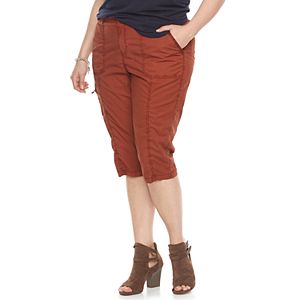 Plus Size SONOMA Goods for Life™ Cargo Skimmer Capris