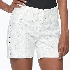 Women's Apt. 9® Embellished White Shorts