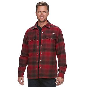 Men's Columbia Fireside Flame II Plaid Shirt Jacket
