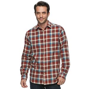 Men's Columbia Hardy Ridge Classic-Fit Plaid Button-Down Shirt