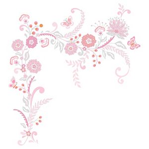 Happi by Dena Charlotte Floral Wall Appliques by Lambs & Ivy